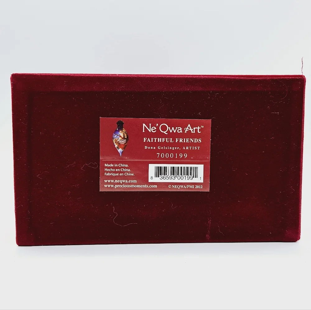 NE'QWA ART | "Faithful Friends" 7000119 Dona Gelsinger Santa Christmas ornament - Picture 4 of 6